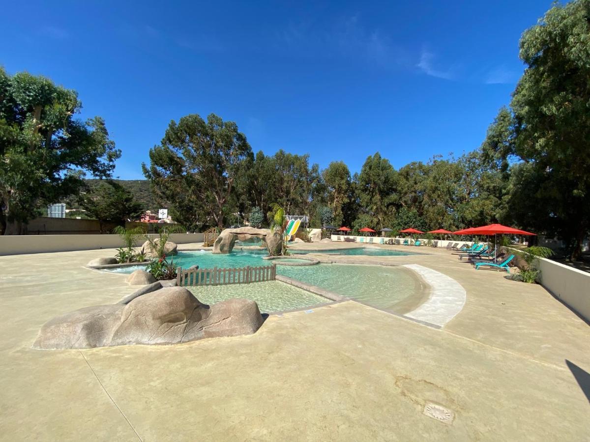 Le Camping De La Plage Aregno Exteriér fotografie